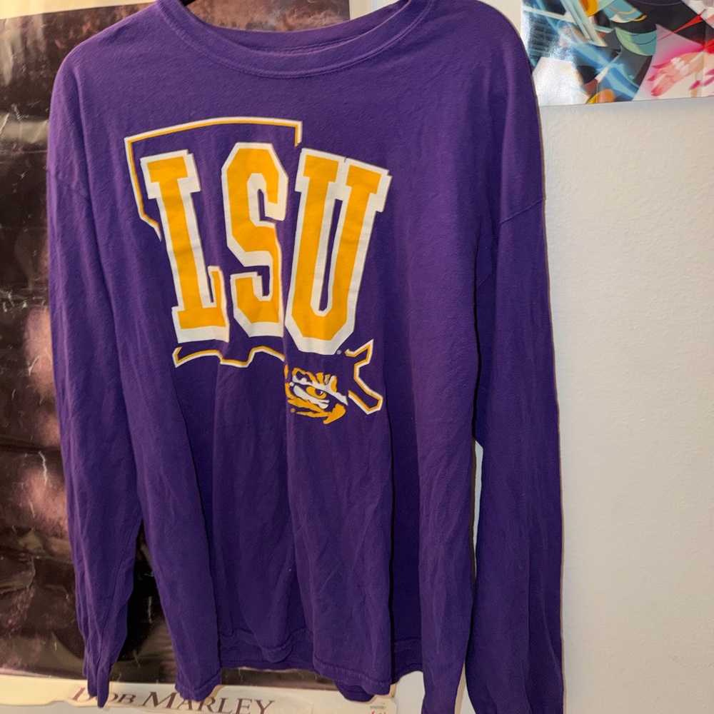 Purple LSU Long Sleeve Shirt